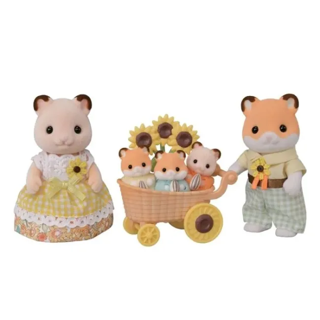 Figurine sylvanian families-familia hamsterilor sf5856