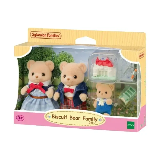 Figurine sylvanian families-familia ursuletilor biscuit sf5851