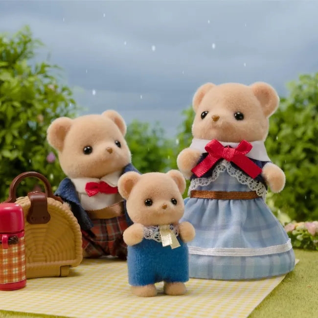 Figurine sylvanian families-familia ursuletilor biscuit sf5851
