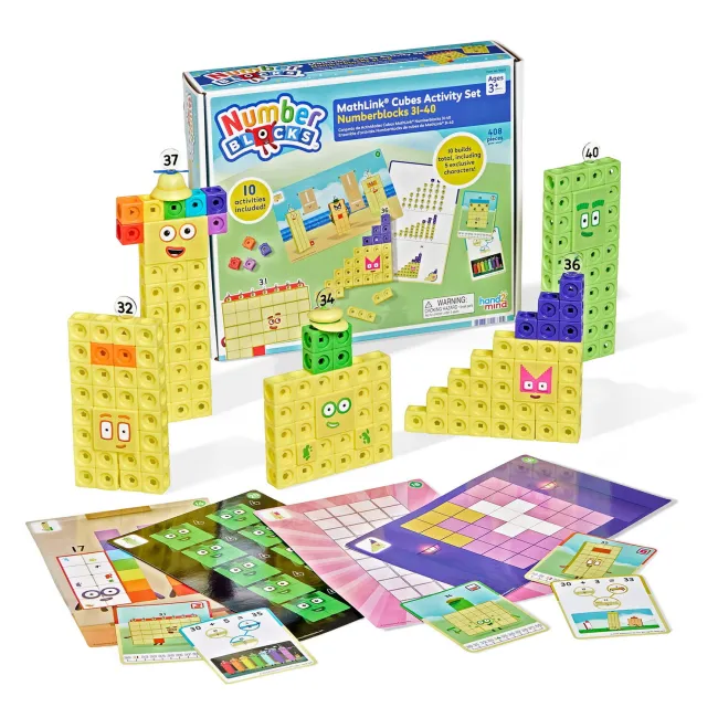 Mathlink&reg;cubes numberblocks&reg; in engleza set de activitati de la 31-40