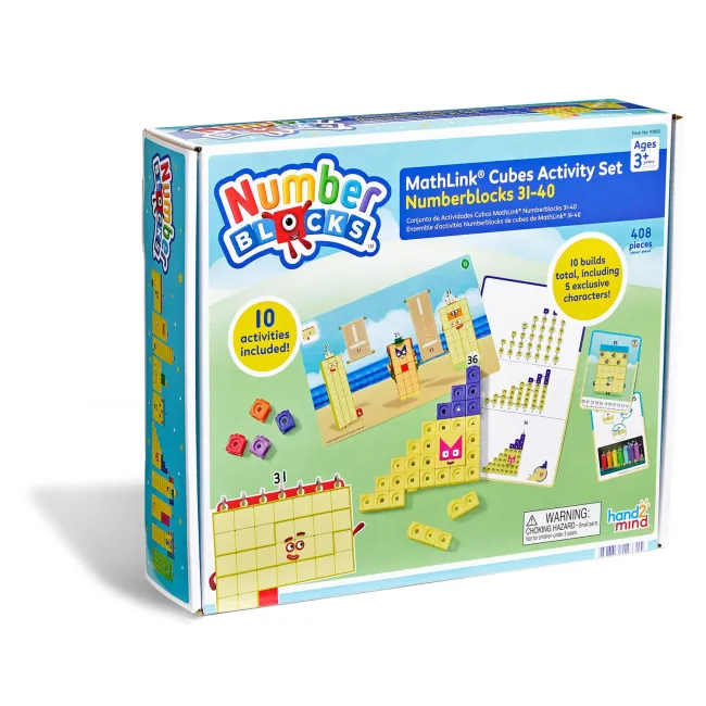 Mathlink&reg;cubes numberblocks&reg; in engleza set de activitati de la 31-40