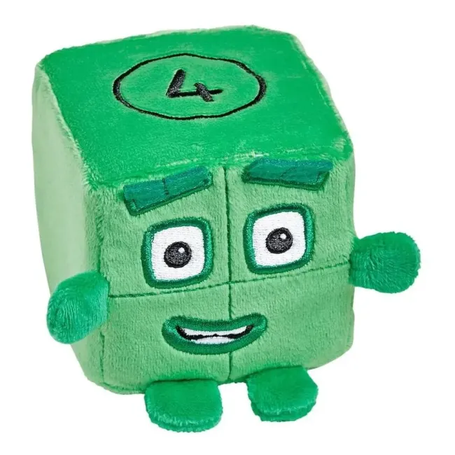 Mini mascota din plus numberblocks&trade; blocklets&trade; - patru