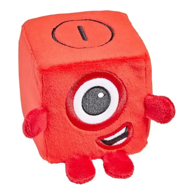 Mini mascota din plus numberblocks&trade; blocklets&trade; - unu