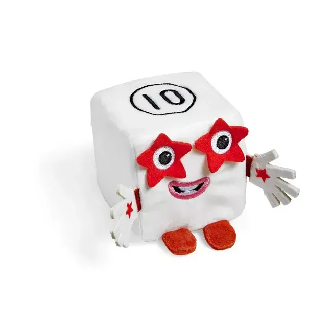 Mini mascota din plus numberblocks&trade; blocklets&trade; - zece