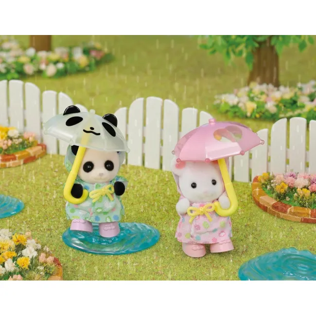 Sylvanian families-prietenii de la gradinita - duo pentru o zi ploioasa sf5748