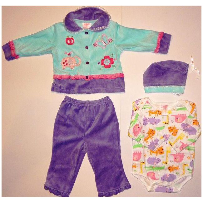 Set hainute colorate bebeluse - 14065