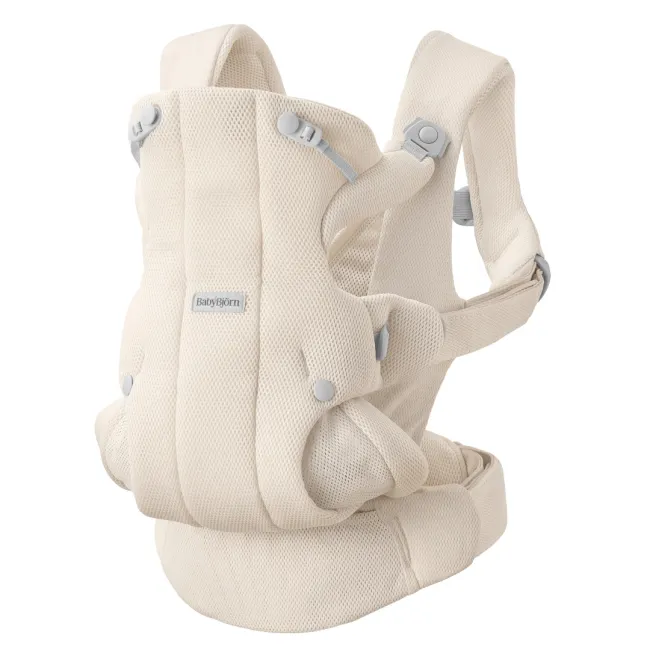 Baby Bjorn - Marsupiu ergonomic Baby Carrier Hold, Cream, Airy Mesh