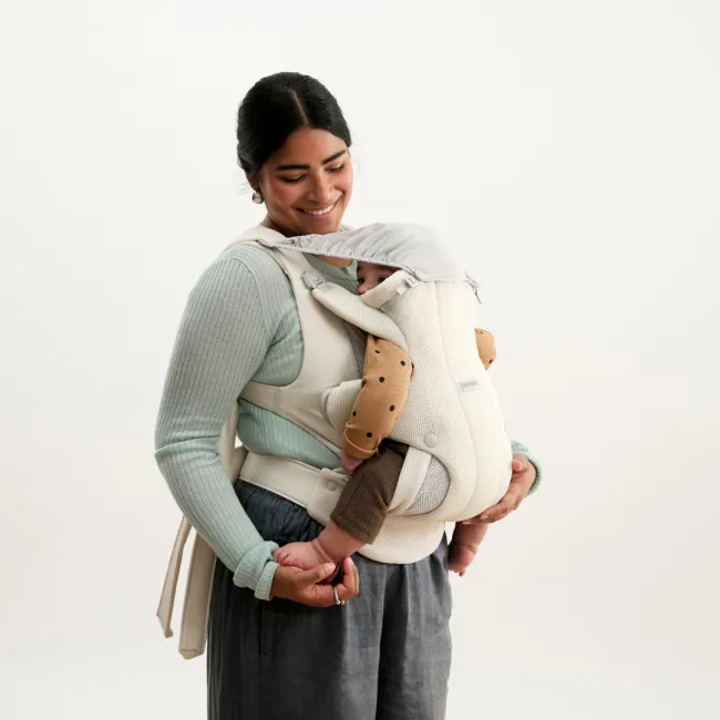 Baby Bjorn - Marsupiu ergonomic Baby Carrier Hold, Cream, Airy Mesh