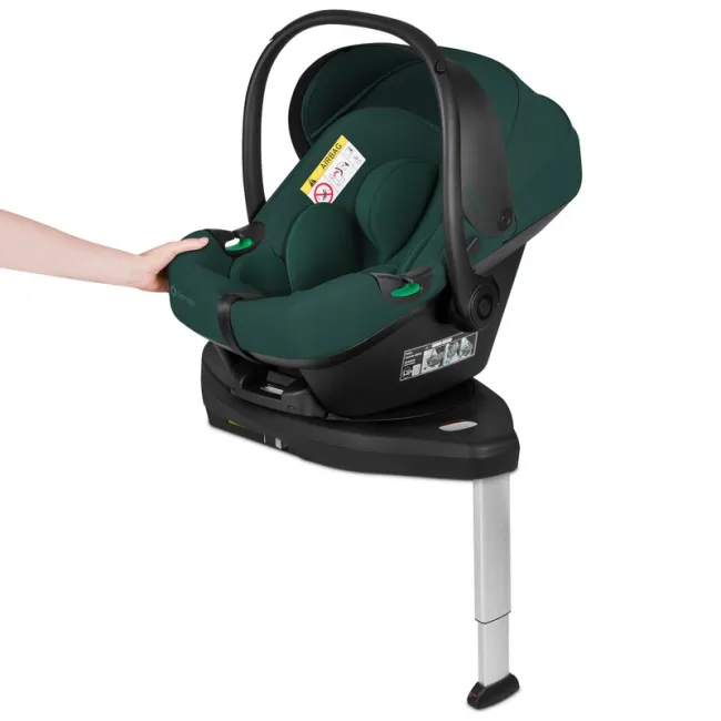Baza scaun auto i-Size PLUS, Lionelo, Astrid, Cu Isofix, Cu indicatori pentru instalare corecta, Rotire 180 grade, Negru BYNLO-ASTRID_I-SIZE_BASE_PLUS_BLACK
