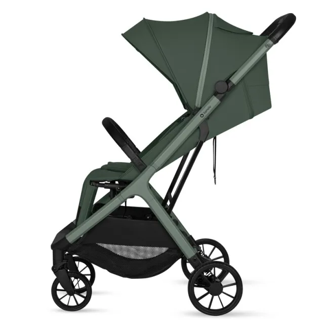 Carucior sport, Lionelo, Cloe Plus, Cu accesorii, Cadru din aluminiu, Pana la 22 kg, Usor, Pliere compacta pentru avion, cu o singura mana, Ideal pentru toate tipurile de suprafete, 6 luni+, Verde BYNLO-CLOE_PLUS_GREEN_SAGE