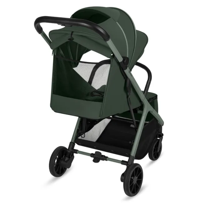 Carucior sport, Lionelo, Cloe Plus, Cu accesorii, Cadru din aluminiu, Pana la 22 kg, Usor, Pliere compacta pentru avion, cu o singura mana, Ideal pentru toate tipurile de suprafete, 6 luni+, Verde BYNLO-CLOE_PLUS_GREEN_SAGE