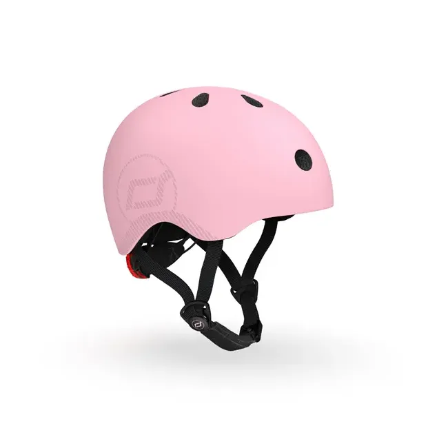 Casca De Protectie Pentru Copii Cu Finisaj Mat, Sistem De Reglare Magnetic, Include Lumina De Siguranta Led Si Captuseala Moale Din Fleece Pentru Protectie Suplimentara, M-l, 55-59 Cm, Rose Pjb891-6305