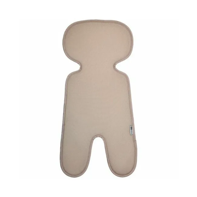 Insert antitranspiratie pentru scaun auto, FreeON, Din plasa respirabila 3D, Universal, Beige BYN88780