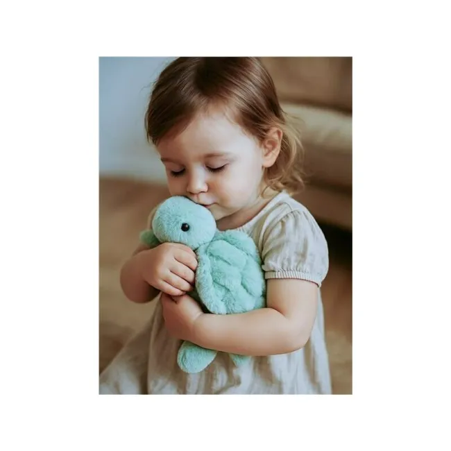 Jucarie din plus, Baby Mix, Dezvolta imaginatia si jocul creativ, 26 cm, 0 luni+, Testoasa BYN56512