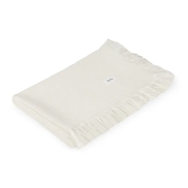 Muselina, Lionelo, Din bumbac, Lavabila la masina de spalat, Dimensiune mare 70x100 cm, Bej BYNLO-MUSLIN_BLANKET_NATURAL_CREAM