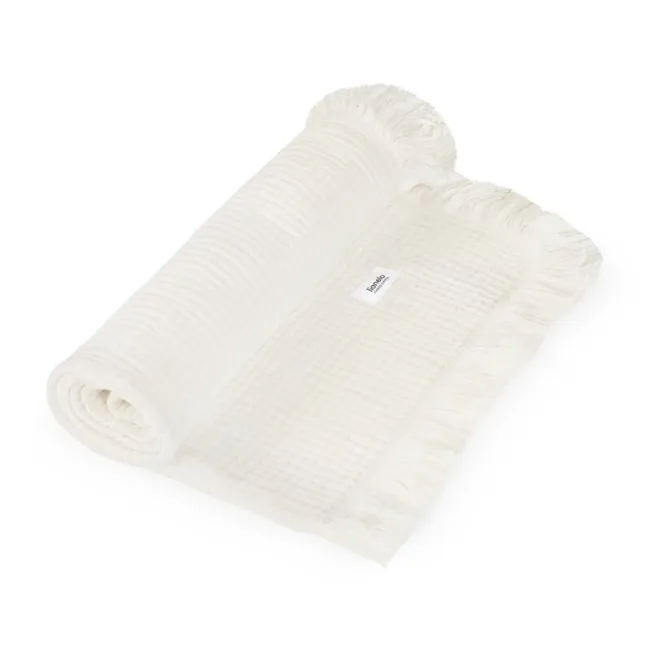 Muselina, Lionelo, Din bumbac, Lavabila la masina de spalat, Dimensiune mare 70x100 cm, Bej BYNLO-MUSLIN_BLANKET_NATURAL_CREAM