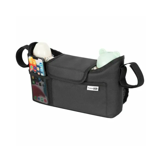 Organizator universal, FreeON, Pentru carucior, Cu multiple compartimente, Black Symphony BYN88827