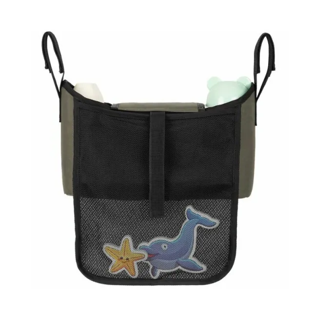Organizator universal, FreeON, Pentru carucior, Cu multiple compartimente, Olive Green BYN88810