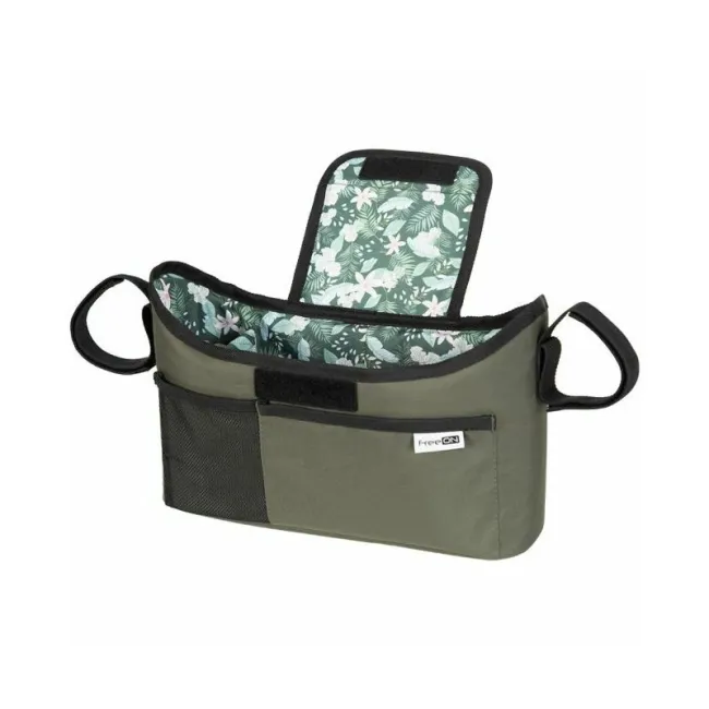 Organizator universal, FreeON, Pentru carucior, Cu multiple compartimente, Olive Green BYN88810