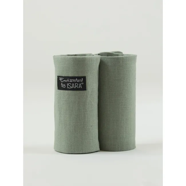 Protectii bretele isara sage green linen