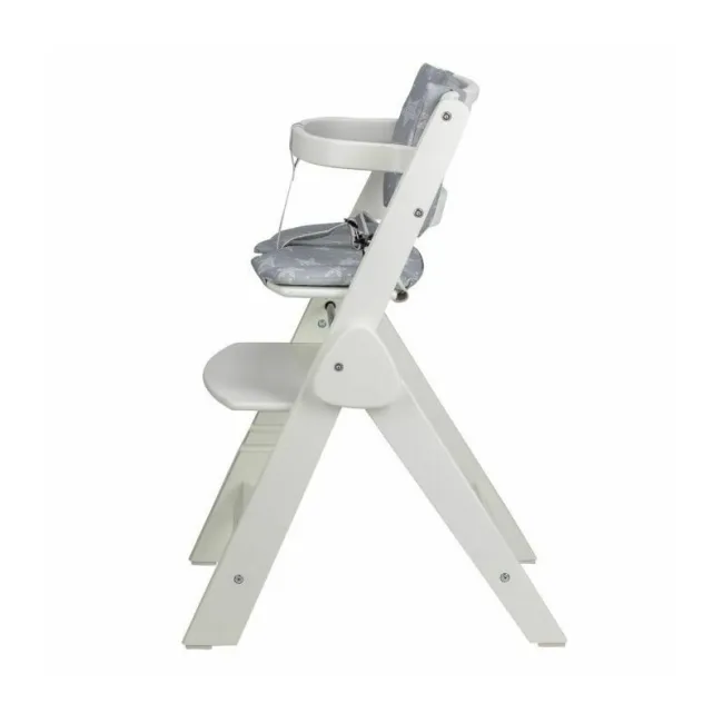 Scaun de masa, FreeON, Finny Fold, 6 luni - 15 Kg, Reglabil pe inaltime, Pernuta, Pliabil, White BYN86489