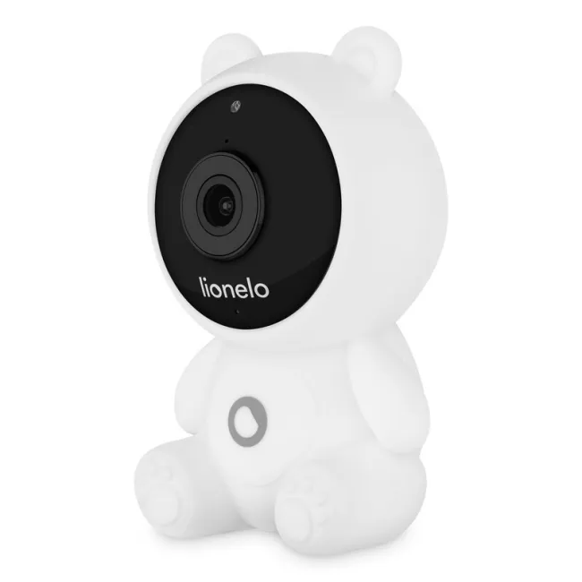 Video monitor Lionelo Babyline Smart 2.0, camera WiFi Full HD 1080p, aplicatie Lionelo Smart, comunicare bidirectionala, senzor temperatura, Alb BYNLO-BABYLINE_SMART_2.0_WHITE