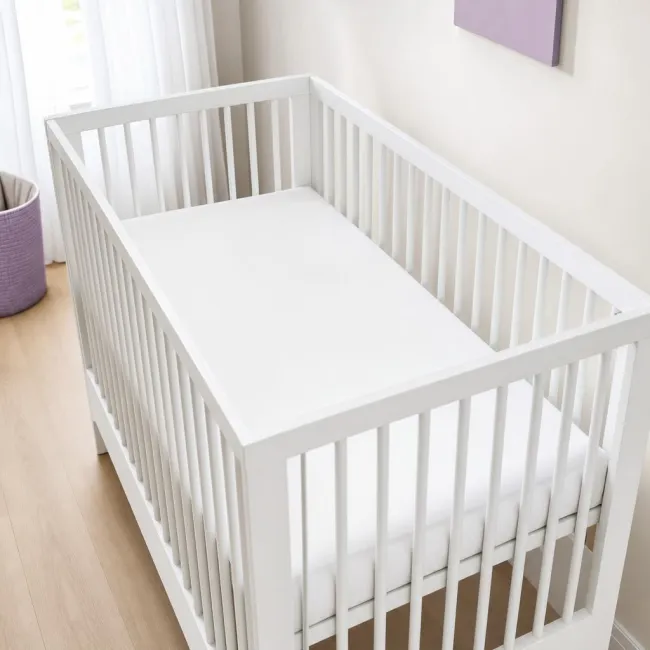 Saltea Bebe DualNest 110x60x10 cm in 3 straturi cu husa din bumbac - ASC6427968155124