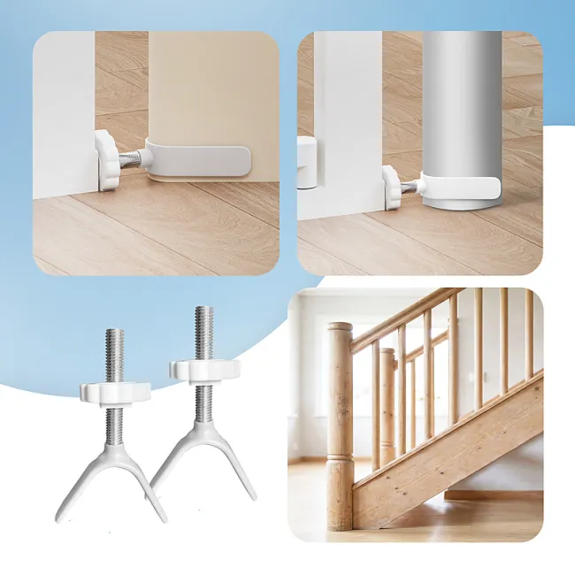 Adaptoare tip Y pentru porti de siguranta pentru scari si balustrade, set 2 buc, Alb