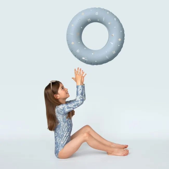 Colac gonflabil de inot SIPO 50 cm, pentru copii 3-6 ani (15-30 kg), Blue