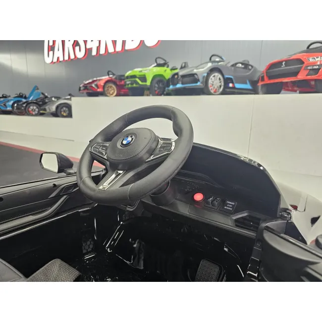 Mae Ina Electrica Bmw M4 12v Negru Metalic, Licenta Oficiala ,   Telecomanda 2.4g, Scaun Piele Pjbc4k2418zwart