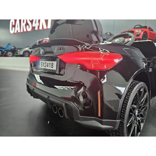 Mae Ina Electrica Bmw M4 12v Negru Metalic, Licenta Oficiala ,   Telecomanda 2.4g, Scaun Piele Pjbc4k2418zwart