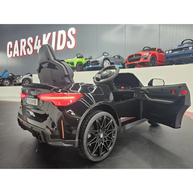 Mae Ina Electrica Bmw M4 12v Negru Metalic, Licenta Oficiala ,   Telecomanda 2.4g, Scaun Piele Pjbc4k2418zwart