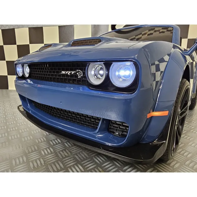Masinuta Electrica Copii Dodge Charger Srt 12v, Telecomanda, Bluetooth, Sa Piele, Suspensie, 3-5 Ani Pjbc4k0955