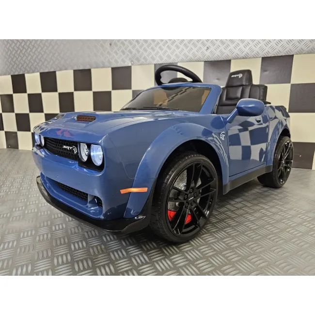 Masinuta Electrica Copii Dodge Charger Srt 12v, Telecomanda, Bluetooth, Sa Piele, Suspensie, 3-5 Ani Pjbc4k0955