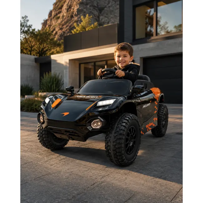 Masinuta Electrica Copii Mclaren Rally 12v, Telecomanda, Bluetooth, Usb, Sa Piele, Anvelope Eva, 3-5 Ani Pjbc4kk07