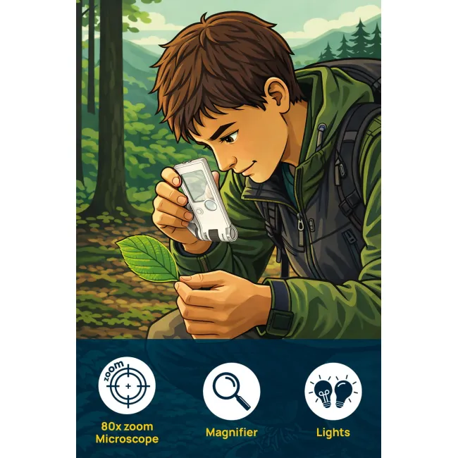 Micul geniu explorator - microscop multifunctional
