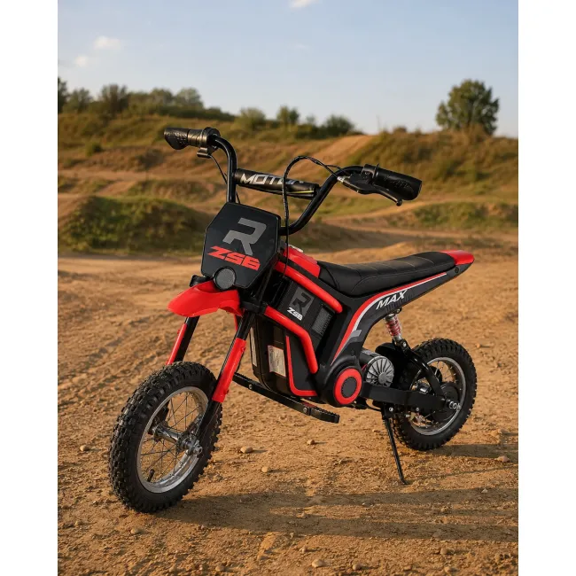 Motocros Electric Copii Cars4kids 24v 350w, 2 Viteze 8-16km H, Sa Piele, Roti Cauciuc, Suspensie, Ce, 5 Ani + Pjbc4k2328