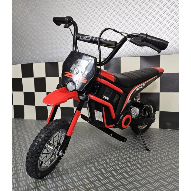 Motocros Electric Copii Cars4kids 24v 350w, 2 Viteze 8-16km H, Sa Piele, Roti Cauciuc, Suspensie, Ce, 5 Ani + Pjbc4k2328