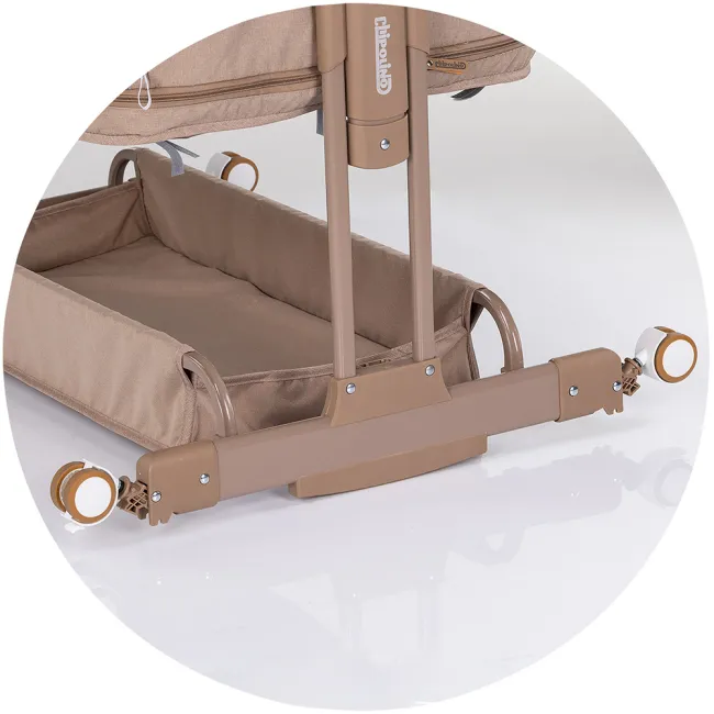 Patut co-sleeper si tarc Chipolino Zen latte HUBKOSZE0262LA