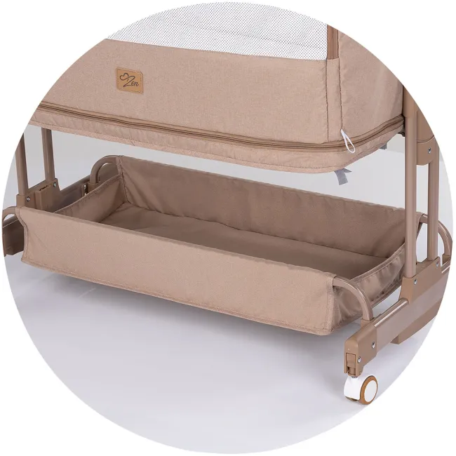 Patut co-sleeper si tarc Chipolino Zen latte HUBKOSZE0262LA
