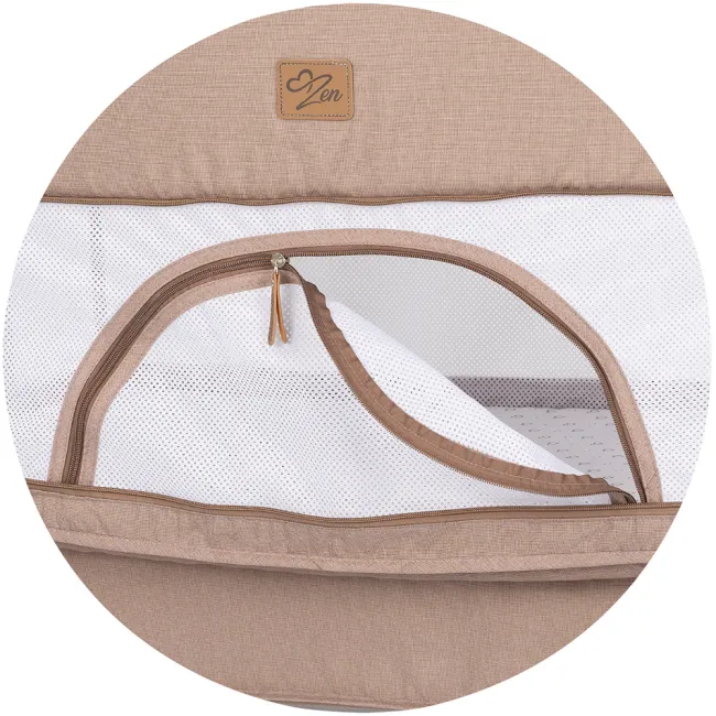 Patut co-sleeper si tarc Chipolino Zen latte HUBKOSZE0262LA