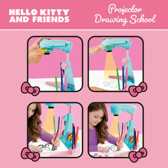 Proiector pentru desen - hello kitty & prietenii