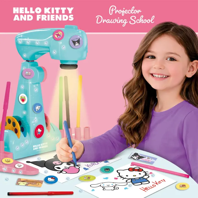 Proiector pentru desen - hello kitty & prietenii