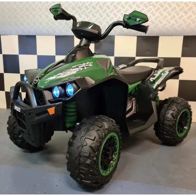 Quad Electric Copii Phyton 12v, Camuflaj, 2 Motoare 35w, 2 Viteze 3-6km H, Lumini Fata, 3-5 Ani Pjbc4k9962camouflage