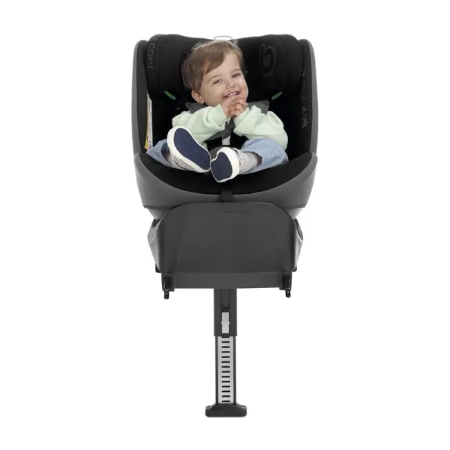 Scaun auto, Be Cool, Nitro, I-Size, Rotire 360 grade, 40-150 cm, 0-36 kg, Cu Isofix, ECE R129, Be Smoke BYN8420421095225