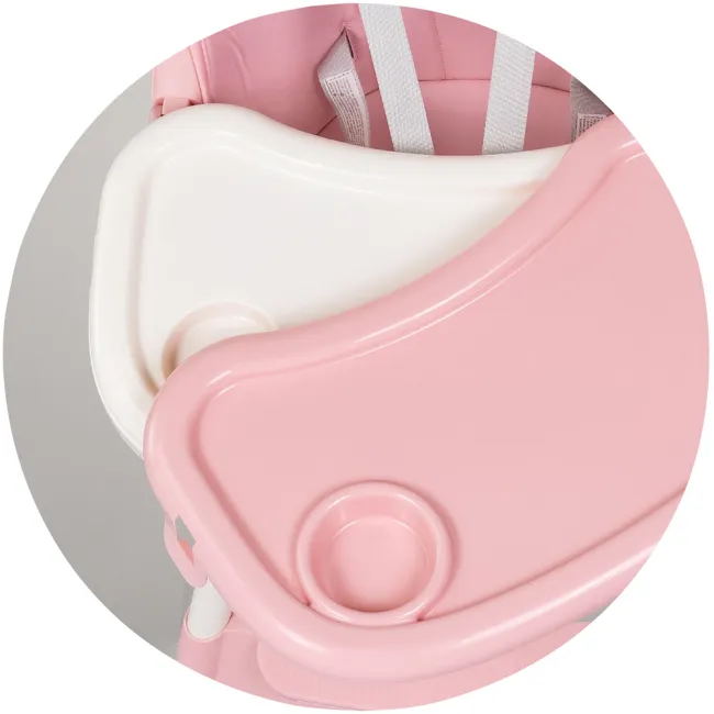 Scaun de masa Chipolino Avocado powder pink HUBSTHAV0264PP