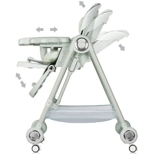 Scaun de masa Chipolino Melba 2 in 1 matcha HUBSTHME0263MA