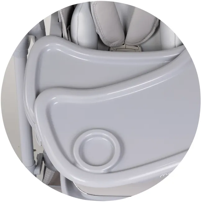 Scaun de masa Chipolino Melba 2 in 1 platinum HUBSTHME0261PL