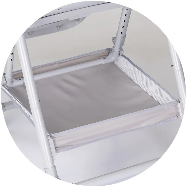 Scaun de masa Chipolino Melba 2 in 1 platinum HUBSTHME0261PL