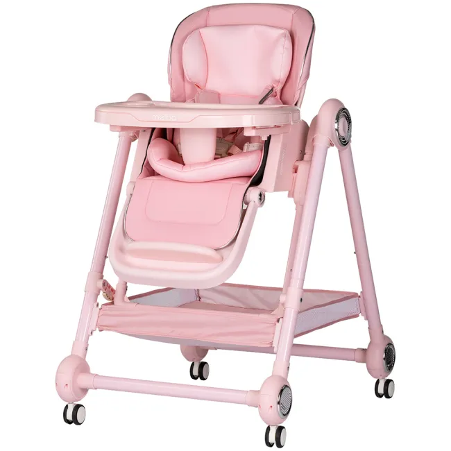 Scaun de masa Chipolino Melba 2 in 1 powder pink HUBSTHME0264PP